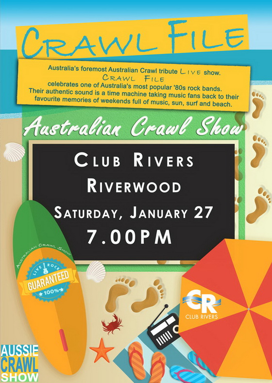 aussie crawl show club rivers riverwood